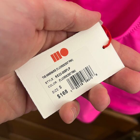 Solid & Striped Women's sz S One Piece Swim THE ANNE-MARIE Fluorescent Pink NWT - Picture 11 of 12